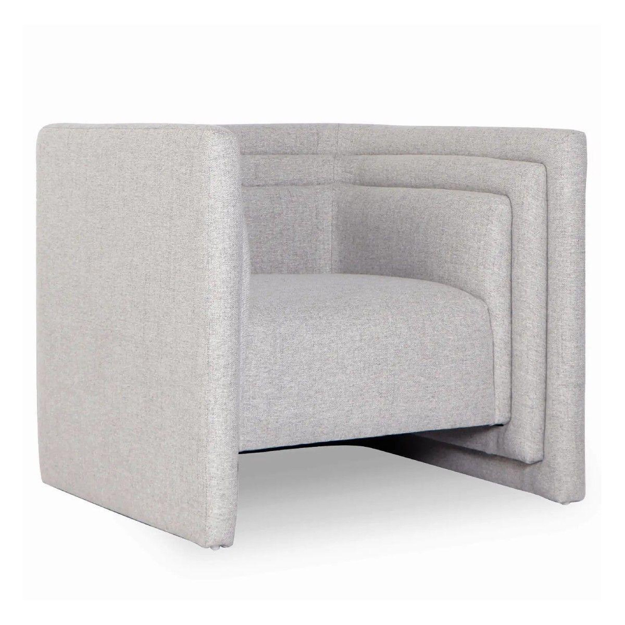 Voir la diapositive 1 : Paris Prix Fauteuil Design  Cubia  90cm Gris