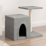 VIDAXL Arbre a chat avec griffoirs en sisal gris clair 50,5 cm