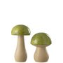 Voir la diapositive 2 : Paris Prix Lot de 2 Champignons Extérieur  Pasquale  48cm Vert