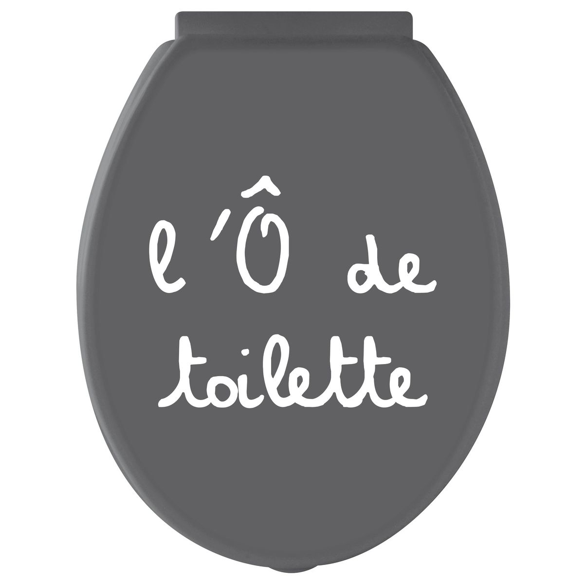 Abattant WC plastique O DE TOILETTE