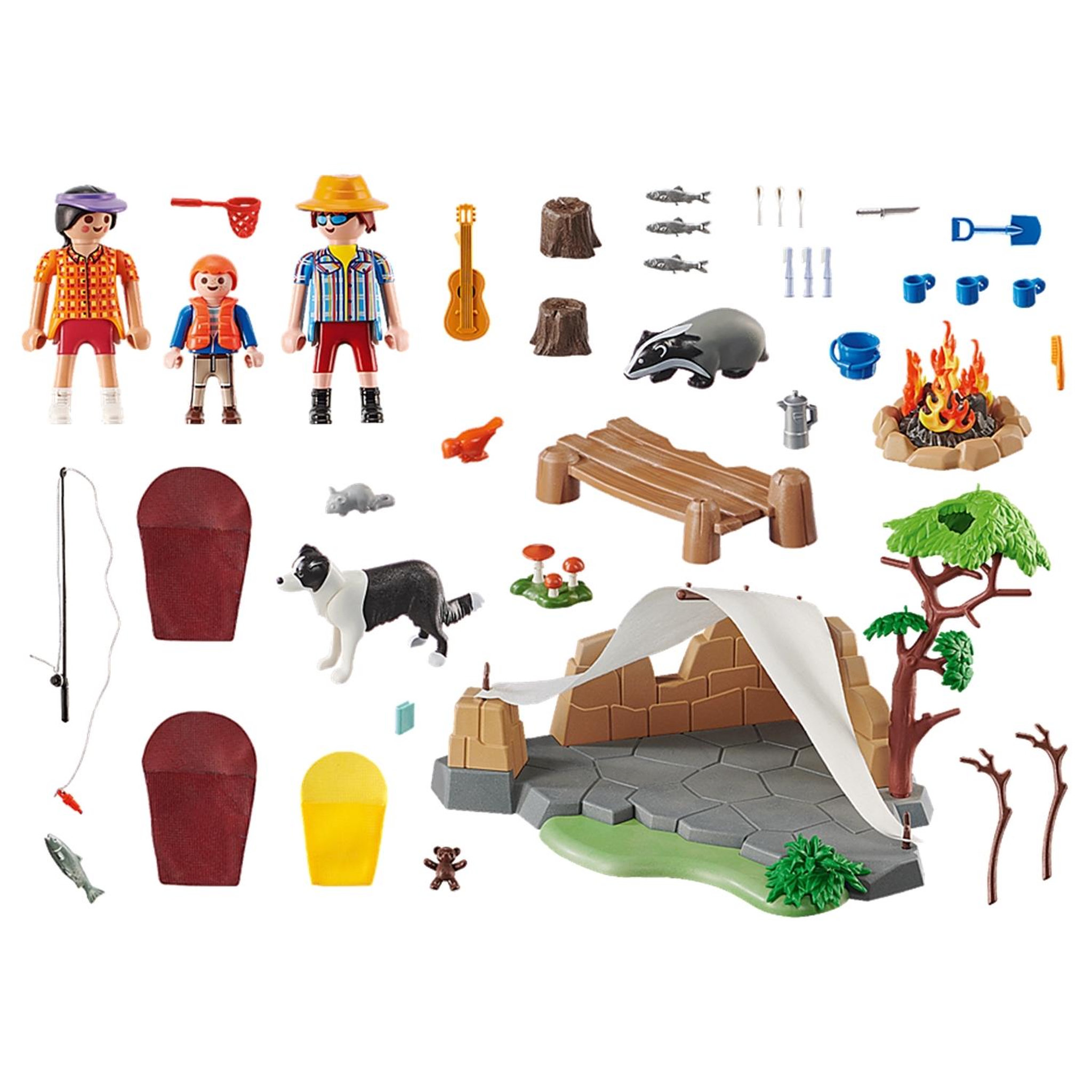 Voir la diapositive 5 : PLAYMOBIL Family Fun Famille de campeurs
