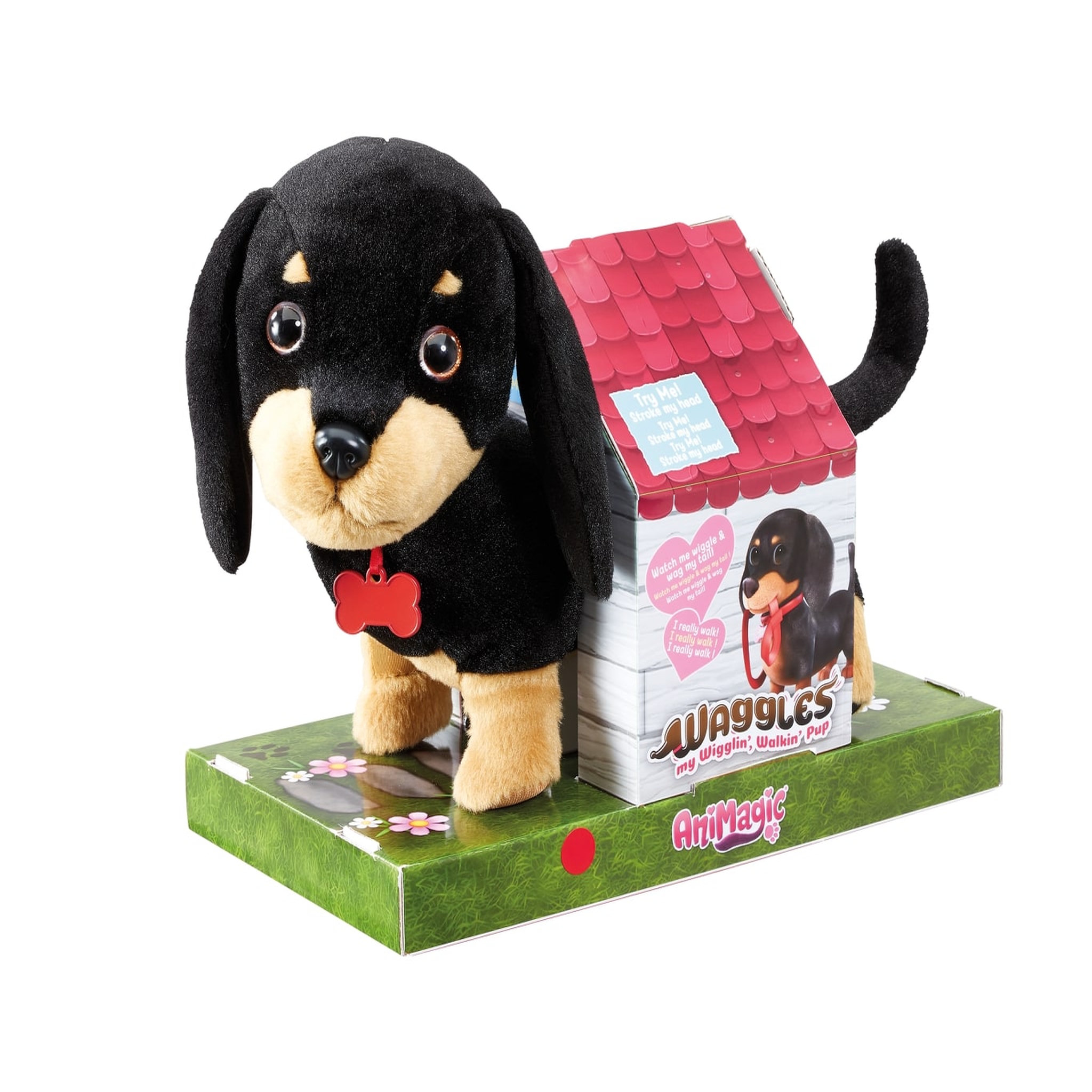 Voir la diapositive 4 : GOLIATH Peluche interactive Waggles en balade 