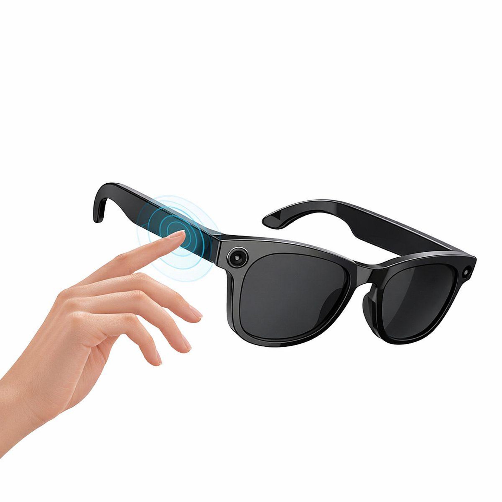 Voir la diapositive 5 : SYNERFIT Lunettes caméra NASA Vision - capteur Sony 8 Mpx, Wi-Fi, IP65 - Noir / Graphite