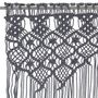 Voir la diapositive 3 : VIDAXL Rideau en macrame Anthracite 140x240 cm Coton