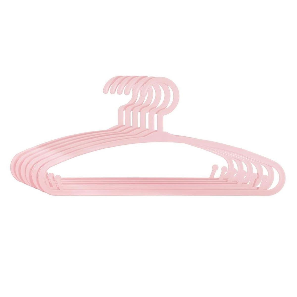 Atmosphera Kids Lot de 6 Cintres pour Enfant  Basique  28cm Rose