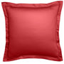 Voir la diapositive 1 : DODO Taie d'oreiller Partition Satin de coton Coloris Rouge