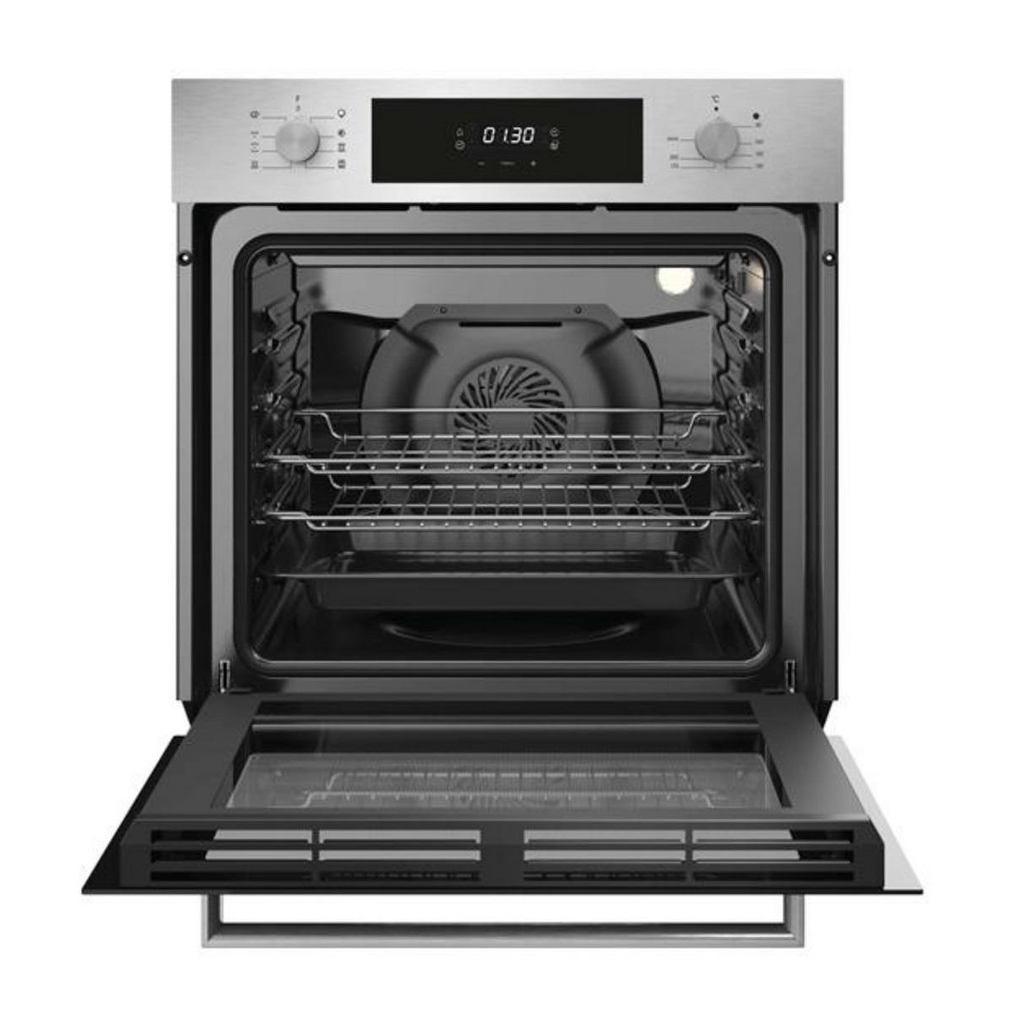 Voir la diapositive 3 : Candy Four intégrable 70l 60cm pyrolyse inox/noir - fidcpx696