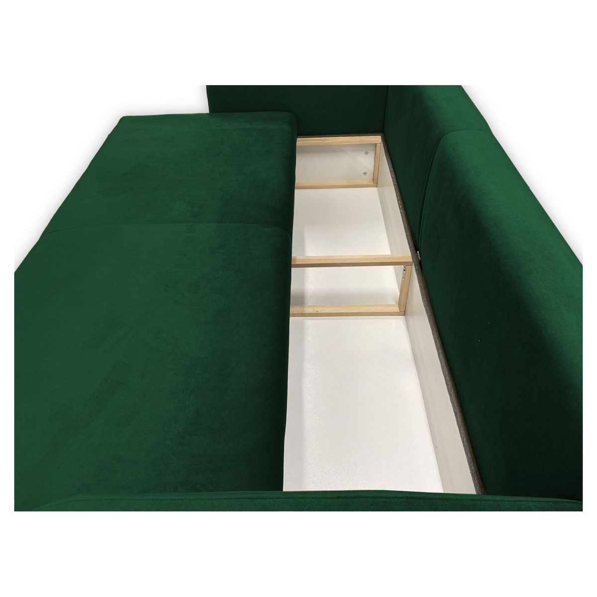 Canapé droit convertible 3 places tissu BOB