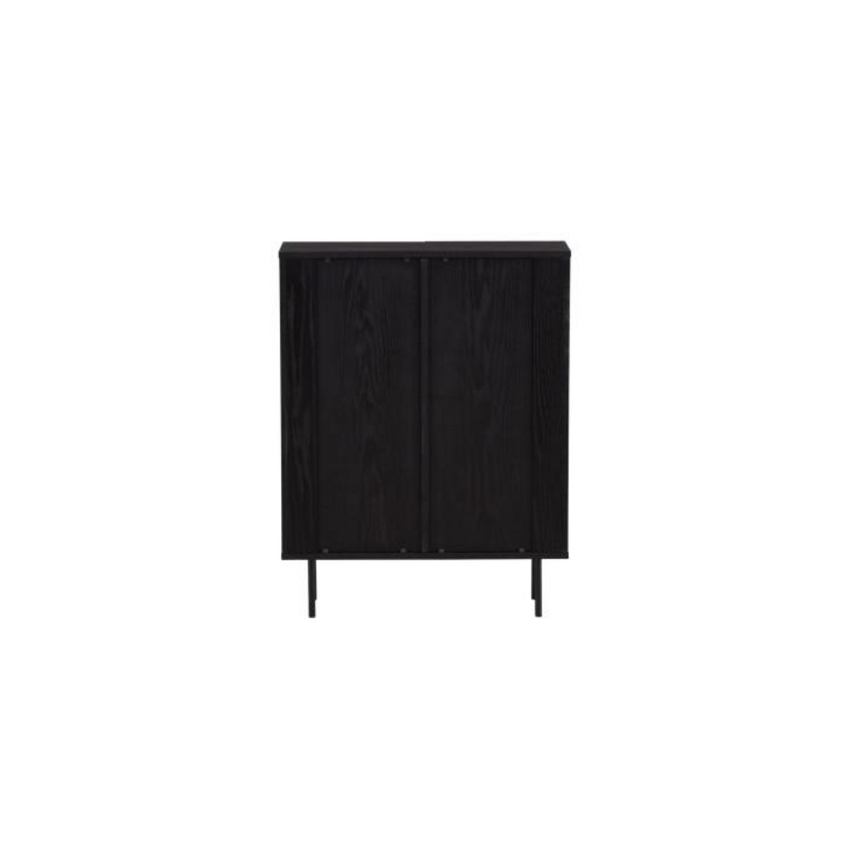 Paris Prix Buffet Design Nervuré  Bjorkon  103cm Noir