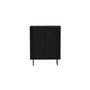 Voir la diapositive 5 : Paris Prix Buffet Design Nervuré  Bjorkon  103cm Noir