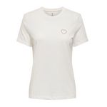 Only T Shirt /Rouge Femme Only Tenna. Coloris disponibles : Blanc