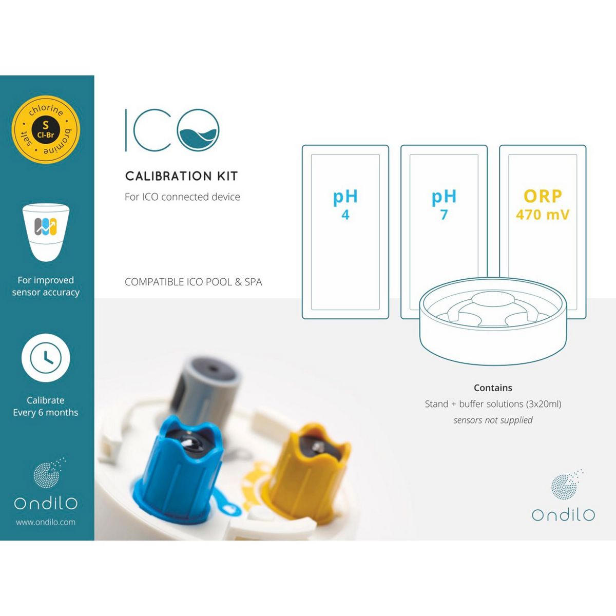 ONDILO Kit de calibration des capteurs pour ico pool - icocalibkitv4
