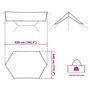 Voir la diapositive 6 : VIDAXL Bache de camping bleu 420x440 cm impermeable