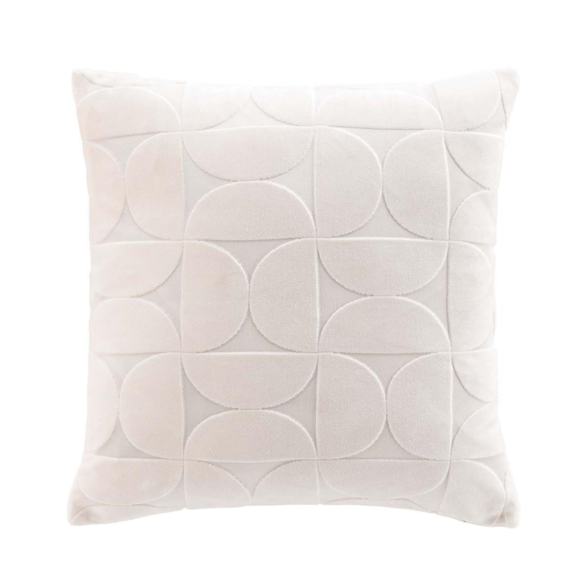 Paris Prix Housse de Coussin en Velours  Curly  40x40cm Naturel