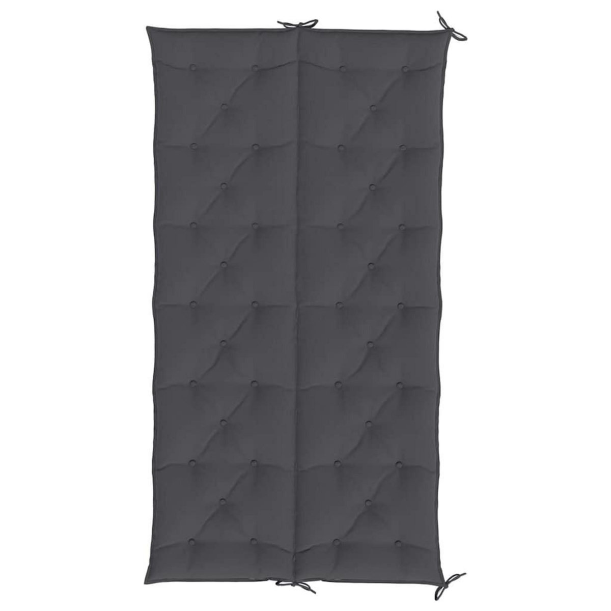 VIDAXL Coussin de banc de jardin anthracite tissu oxford