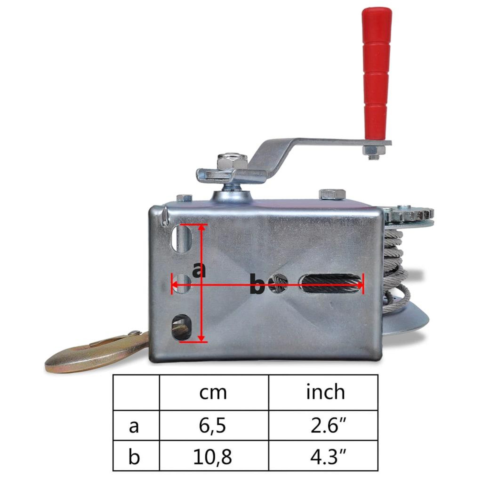 Voir la diapositive 6 : VIDAXL Treuil a main 540 kg