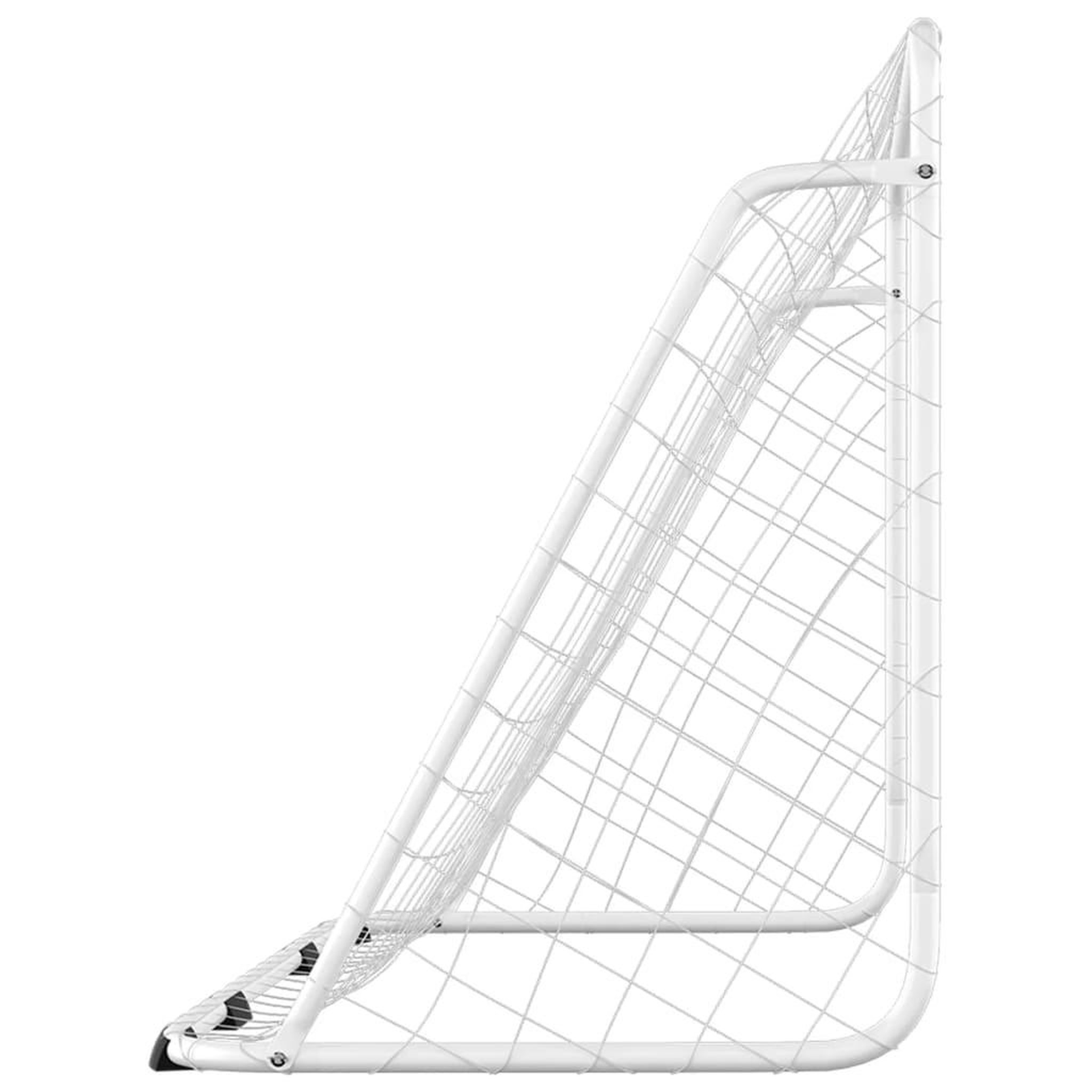 Voir la diapositive 4 : VIDAXL But de football avec filet Blanc 180x90x120 cm Acier