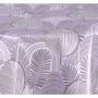 Voir la diapositive 3 : HABITABLE Nappe en toile cirée ronde Moze - Diam. 135 cm - Gris