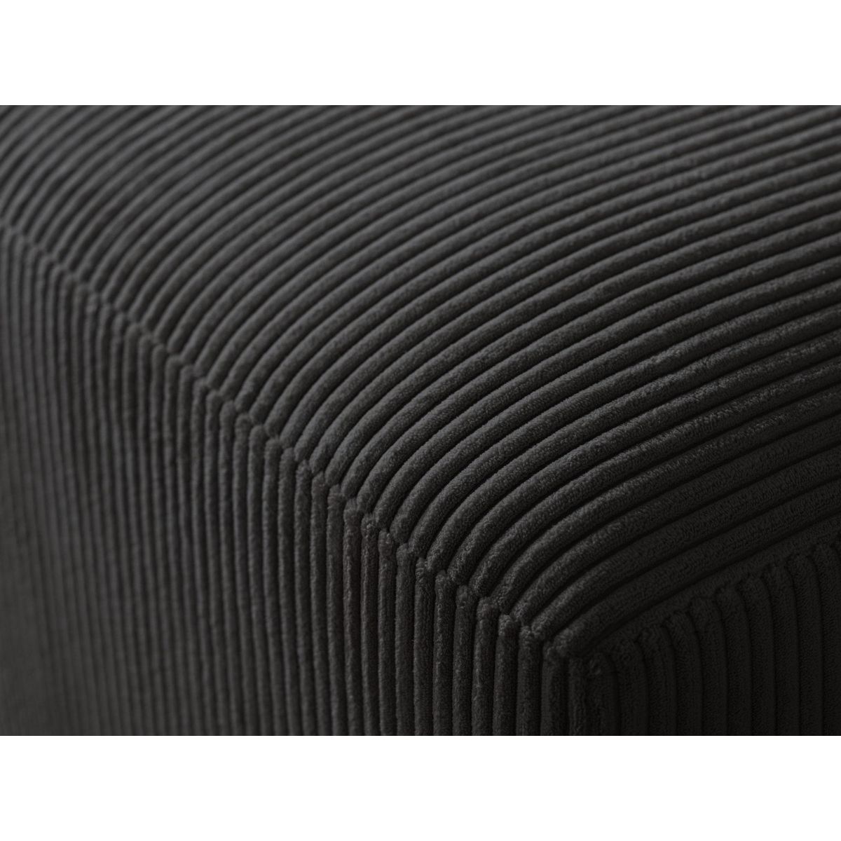 LISA DESIGN Livy - canapé d'angle convertible - avec coffre - en velours côtelé - 5 places - gauche