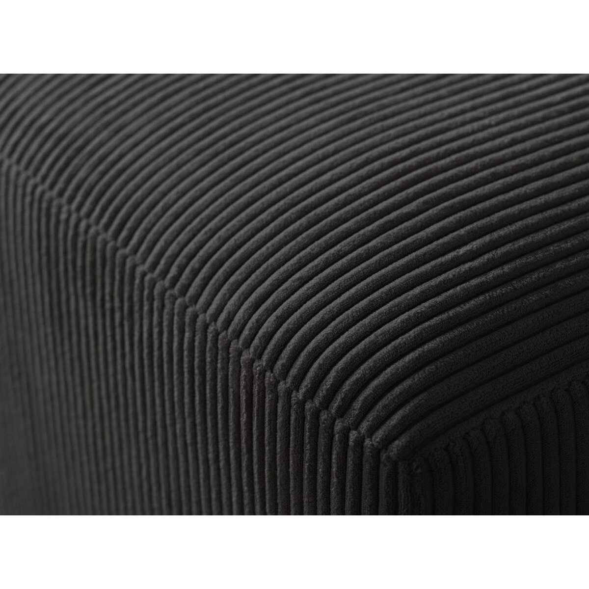 LISA DESIGN Livy - canapé d'angle convertible - avec coffre - en velours côtelé - 5 places - gauche