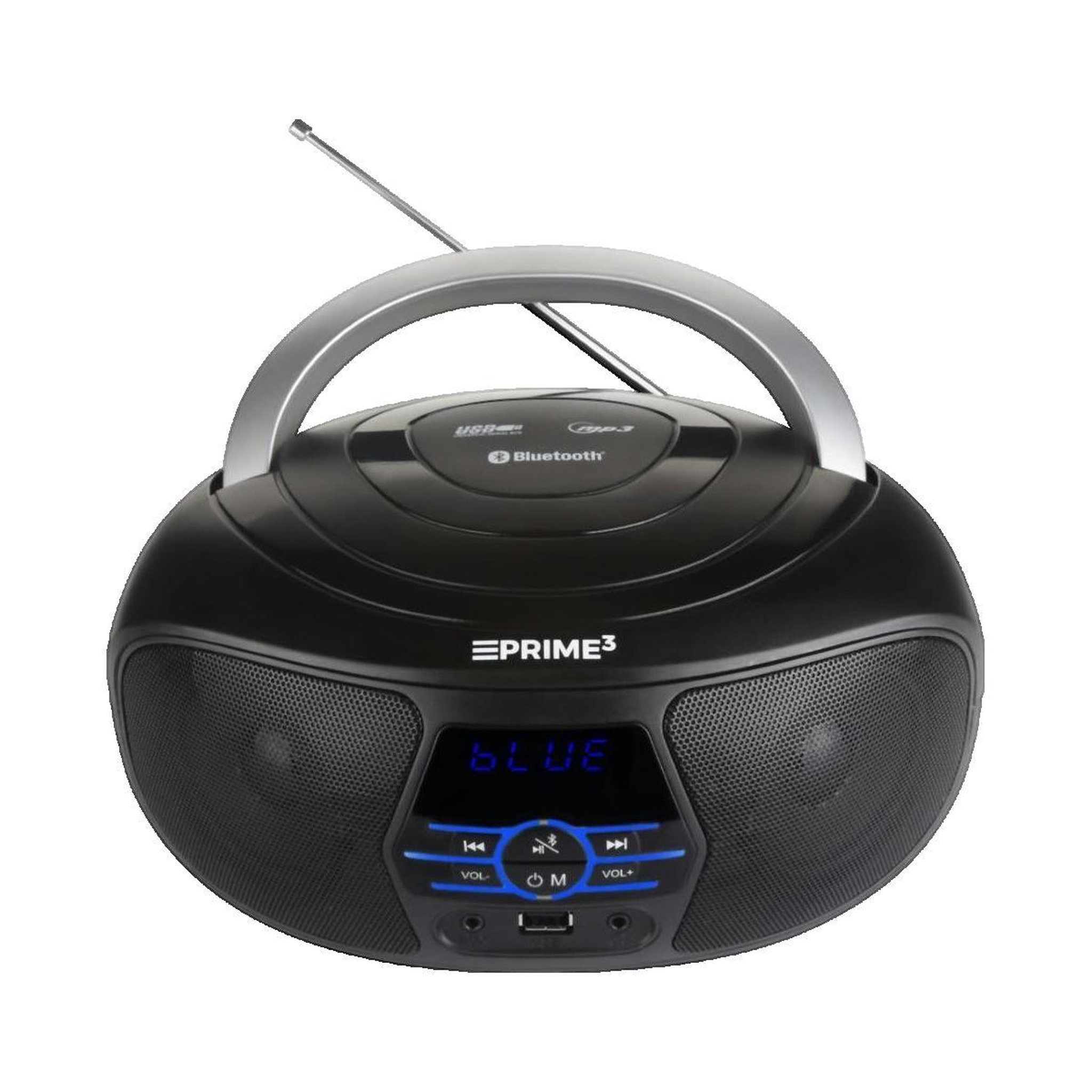 Voir la diapositive 3 : PRIME 3D Lecteur radio Boombox PRIME3 ABB11BT Noir avec Bluetooth et tuner FM