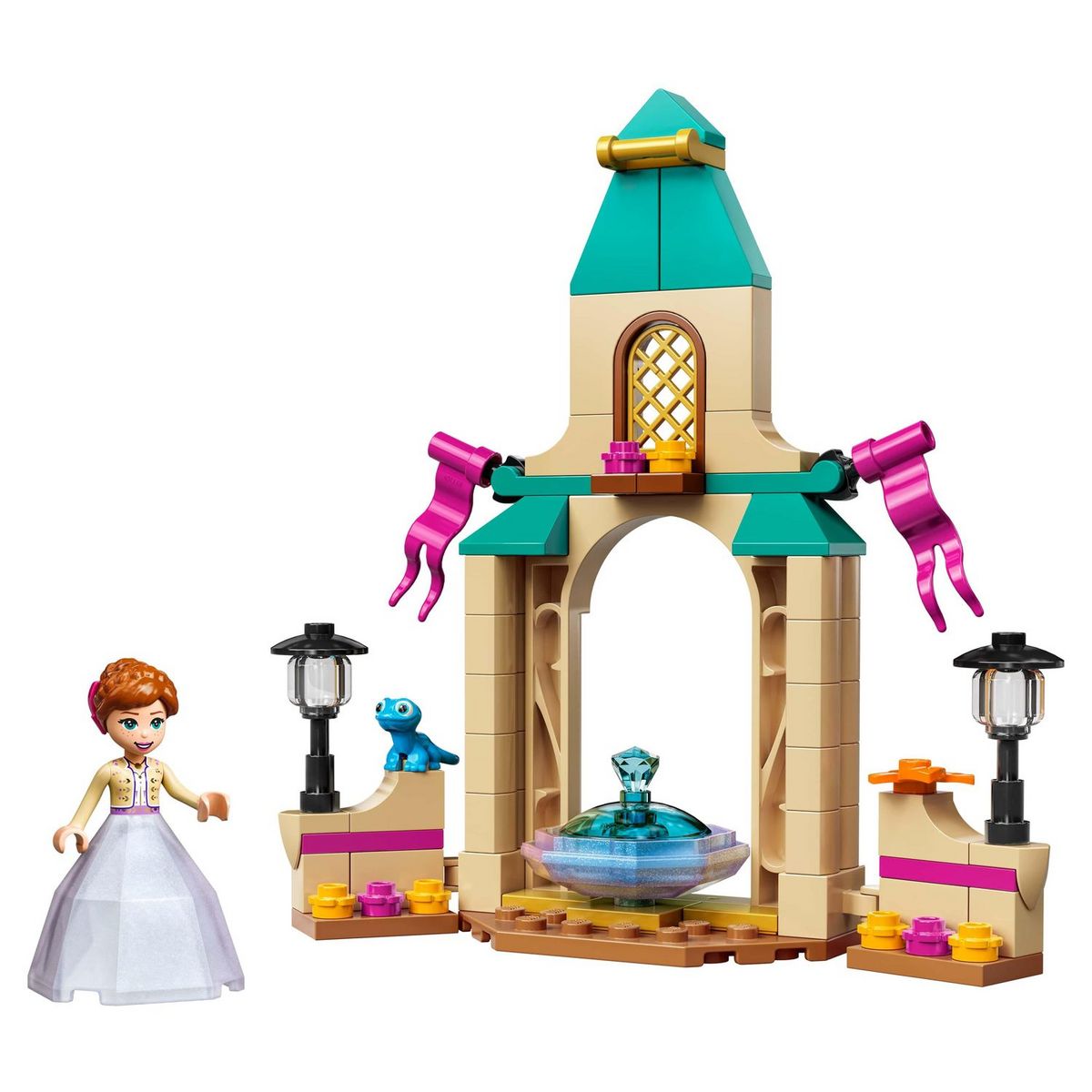 LEGO Disney 43198 - La cour du château d'Anna 