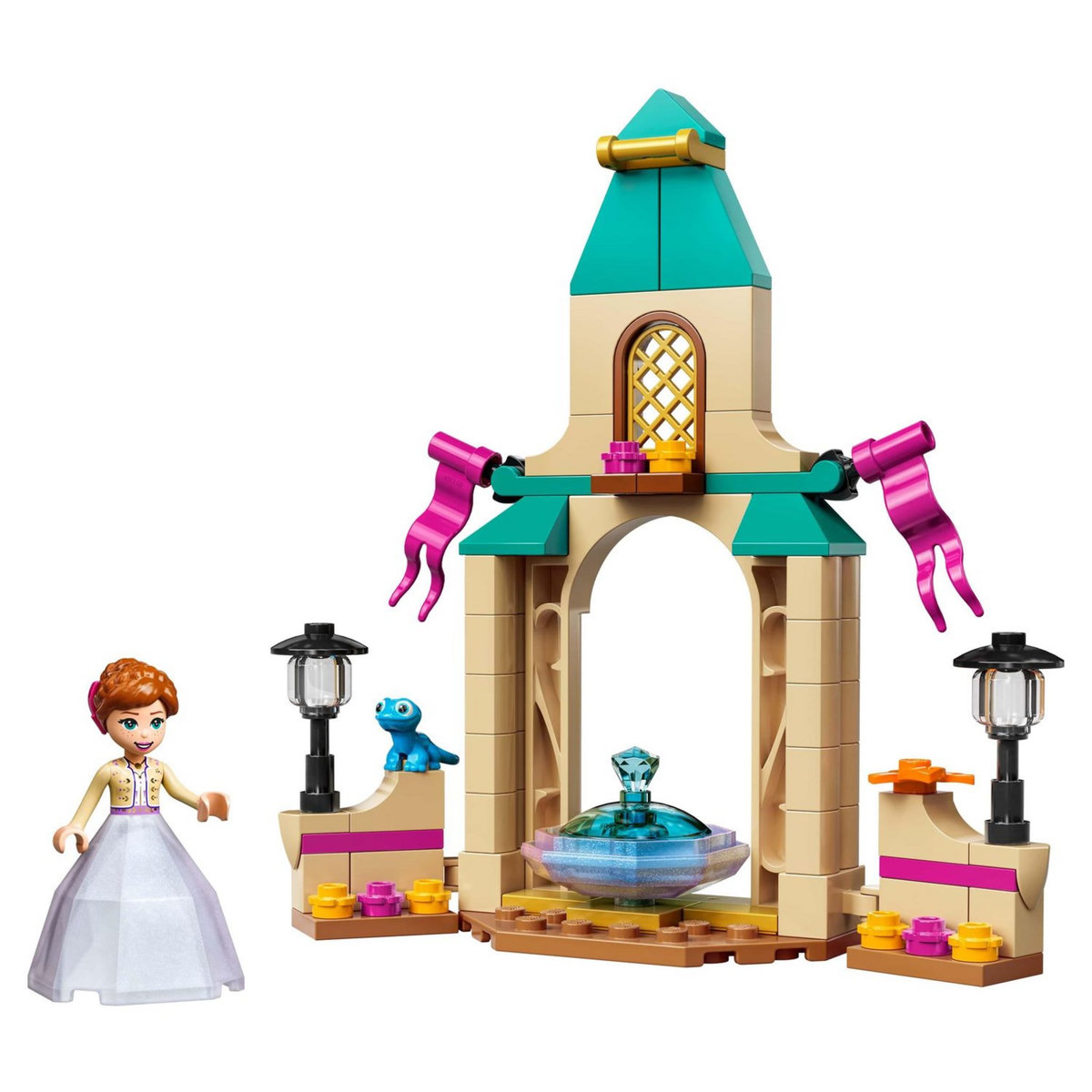 LEGO Disney 43198 - La cour du château d'Anna 