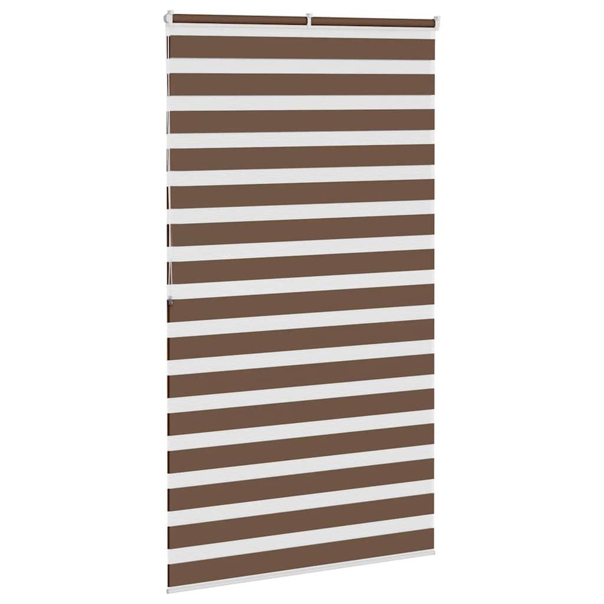 Voir la diapositive 4 : VIDAXL Store zebre marron 120x200cm largeur du tissu 115,9cm polyester
