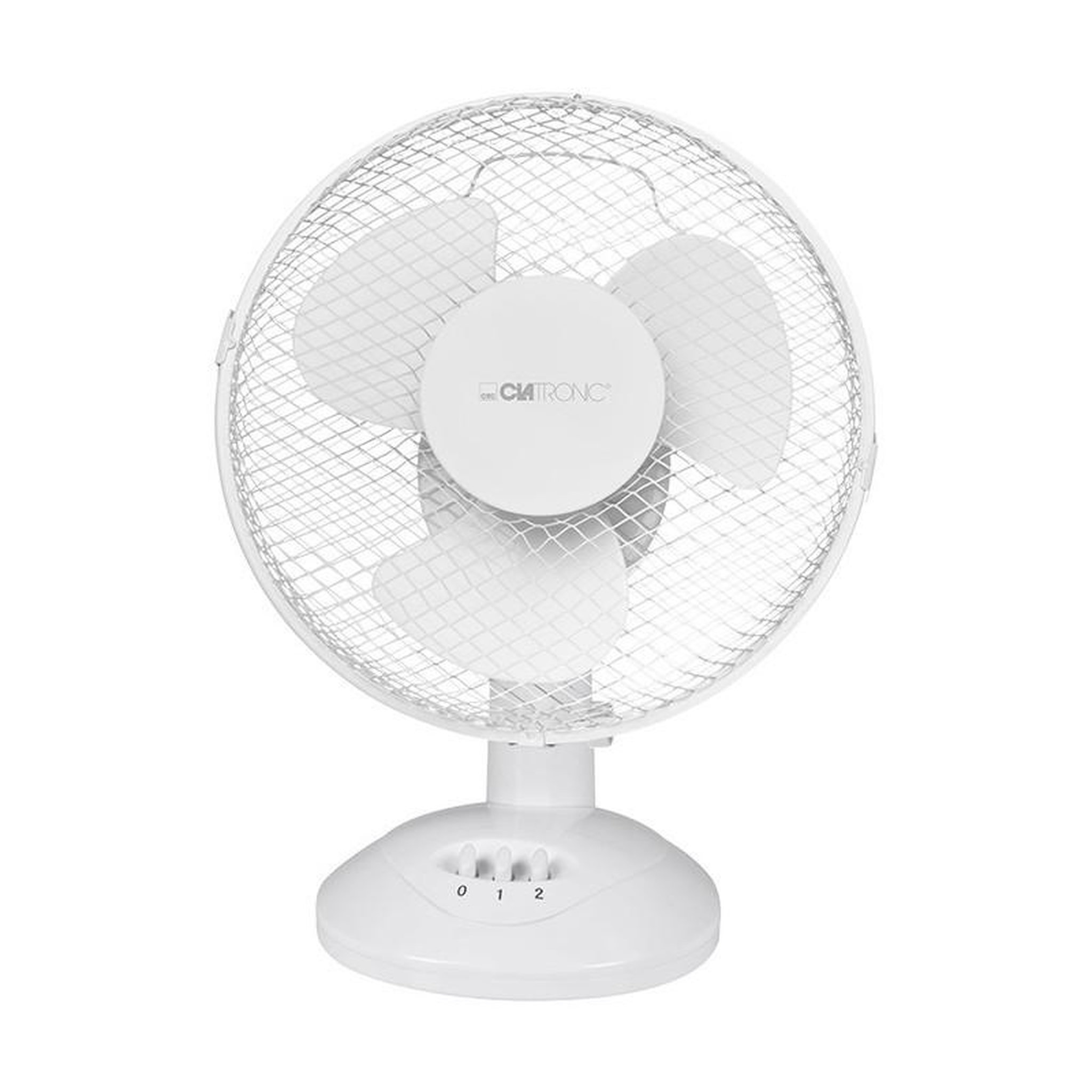 Voir la diapositive 2 : CLATRONIC Ventilateur De Table Blanc Vl 3601 Clatronic