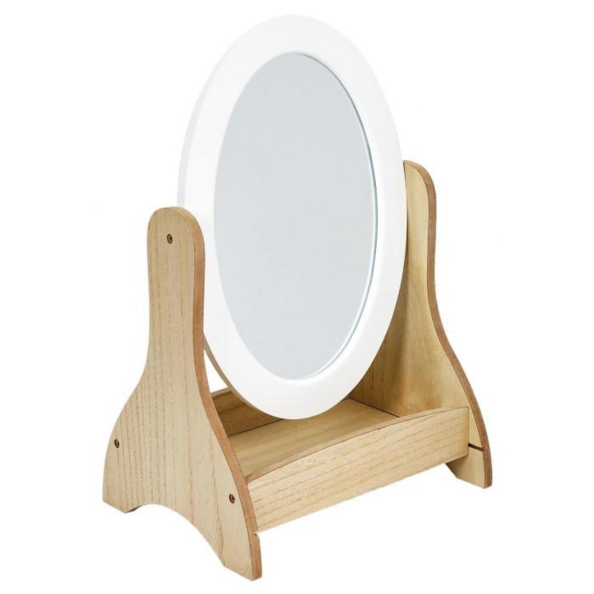 Paris Prix Miroir pour Coiffeuse Enfant  Bella  49cm Blanc