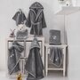 Sensei Maison Cape de bain bébé en coton peigné Zéro Twist BABY SOFT OURS - 75x75 cm