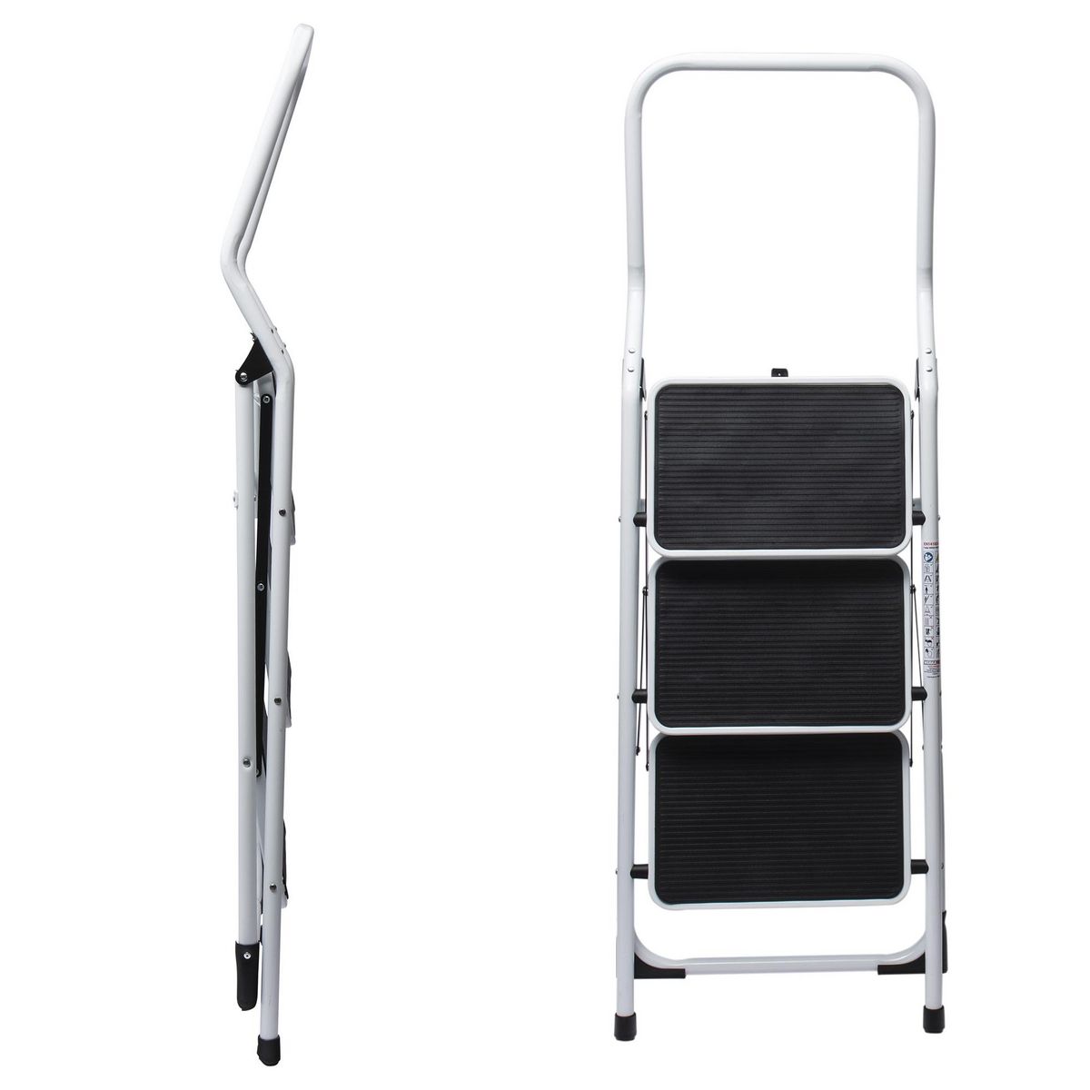 WERKAPRO Marchepied 3 marches sécurité pliable WERKA PRO