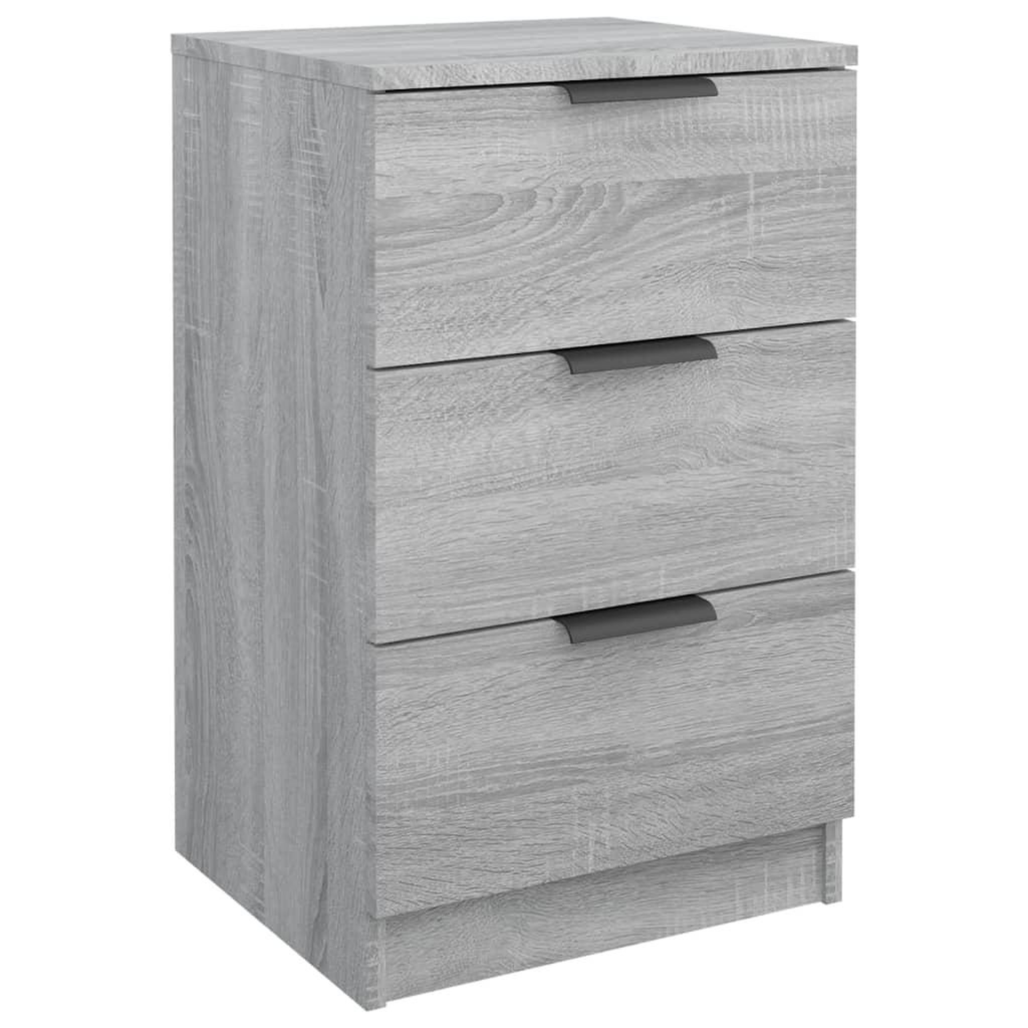 Voir la diapositive 2 : VIDAXL Table de chevet Sonoma gris 40x36x65 cm