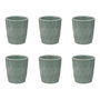 Voir la diapositive 1 : SECRET DE GOURMET Lot de 6 Tasses Design  Zoé  22cl Vert