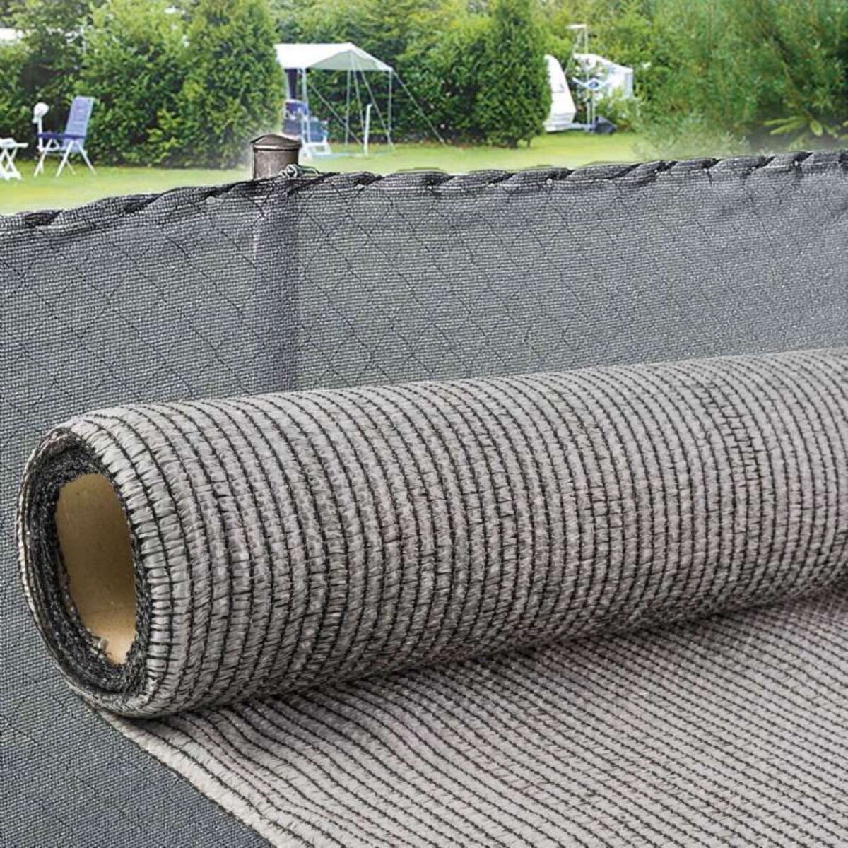 Tenax Brise vue gris  Taille 1 x 5 m
