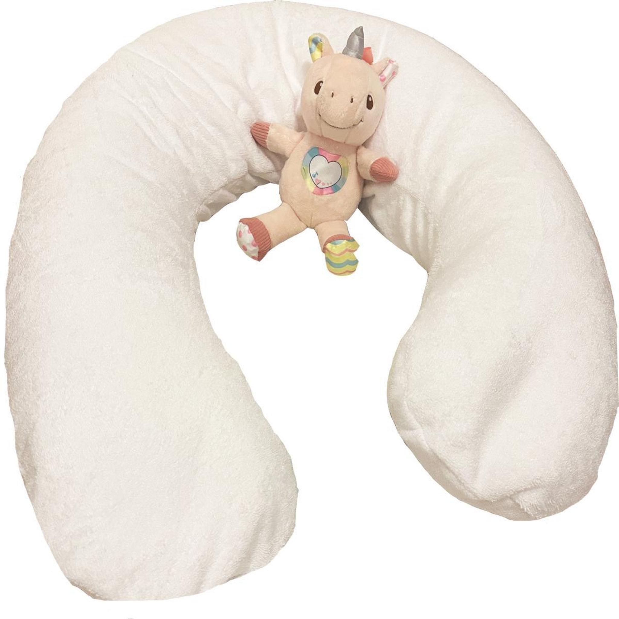 Voir la diapositive 1 : CH'TI BOUT Coussin allaitement XL 205 cm - bouclette bambou