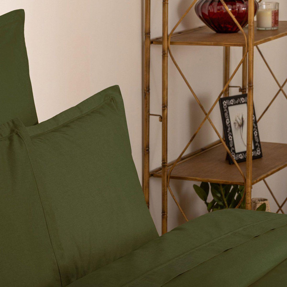 ATMOSPHERA Drap Plat  Intérieur  180x290cm Kaki