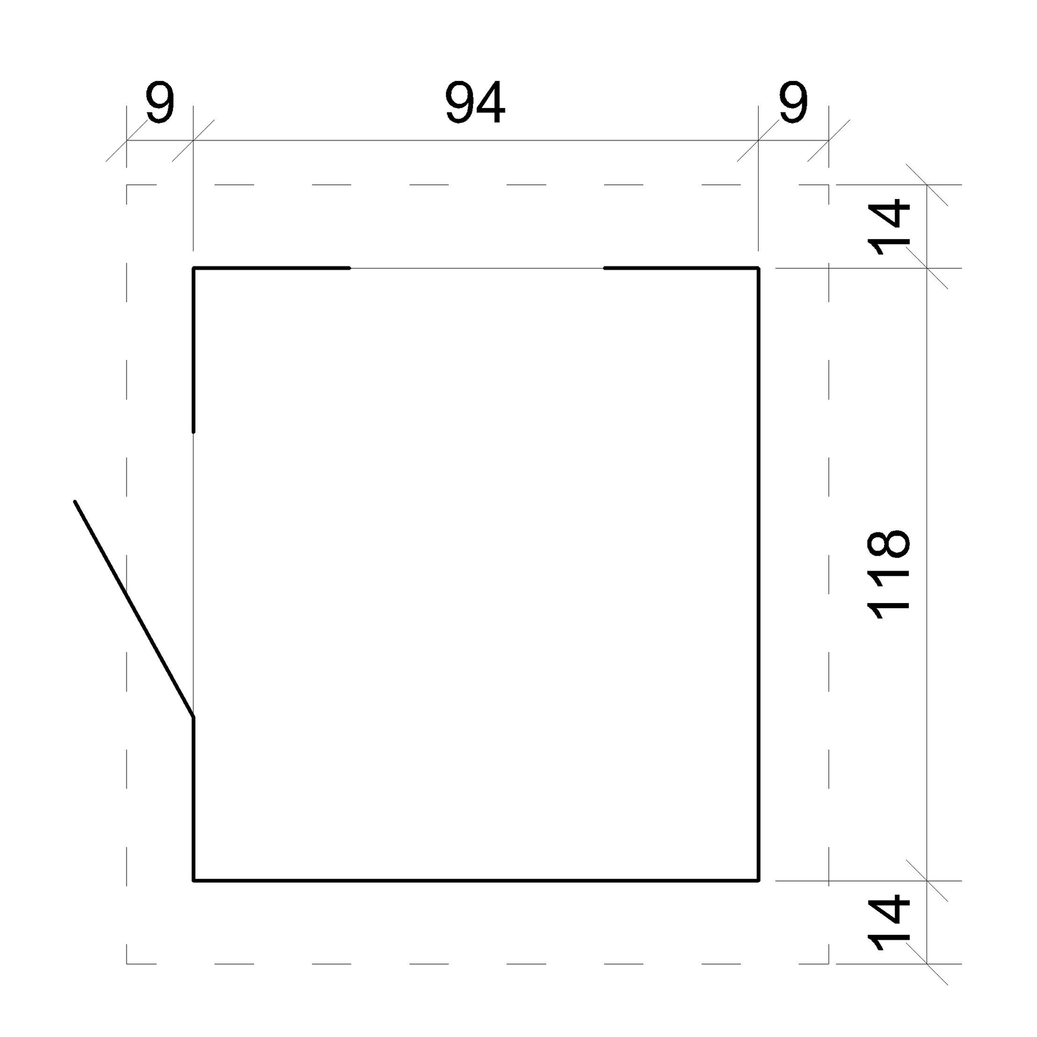 Voir la diapositive 6 : TIMBELA Cabane enfant exterieur 1.1m2 - maisonnette en bois pour enfants avec plancher 146x112xh145cm m516