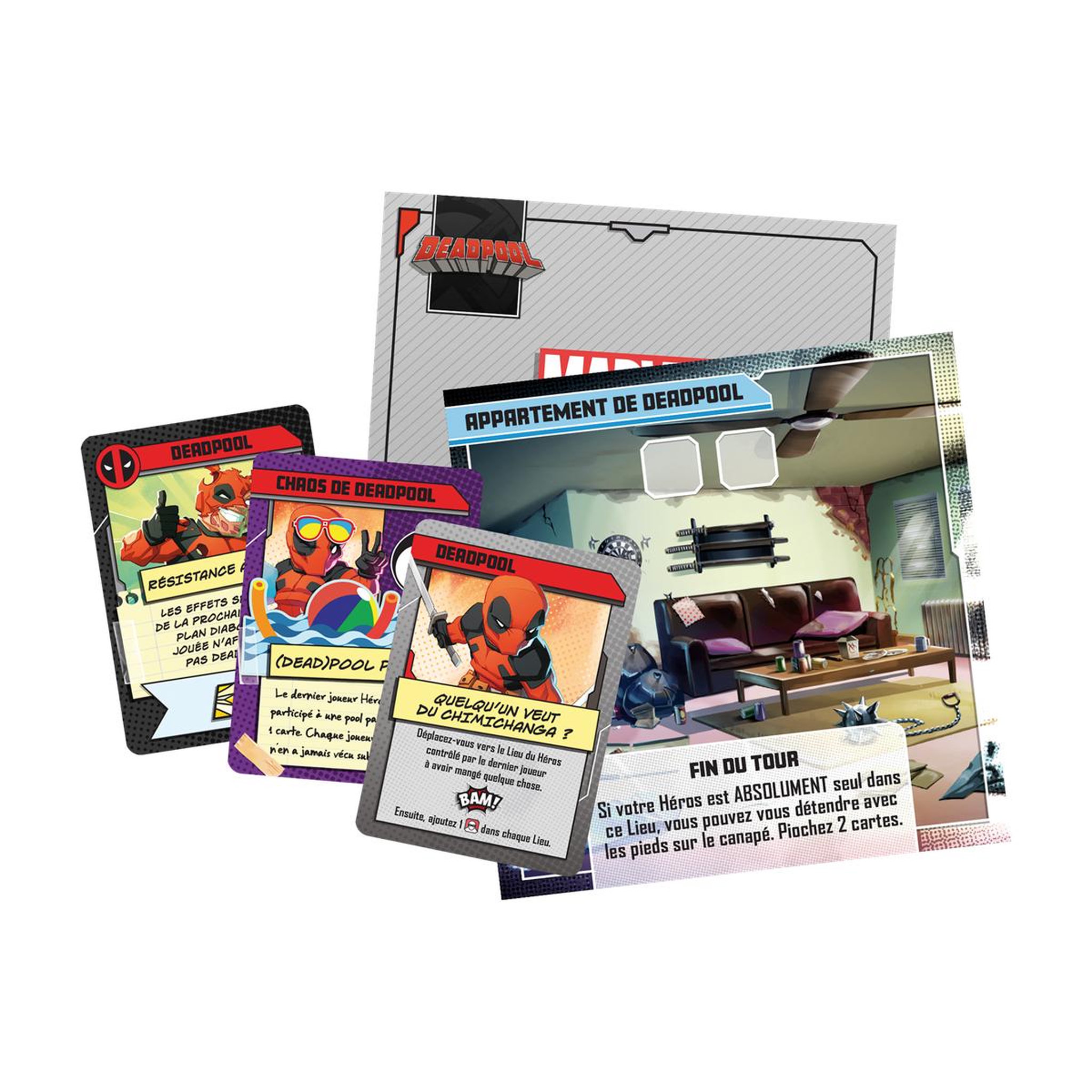 Voir la diapositive 4 : Asmodee Marvel United Dead pool edition
