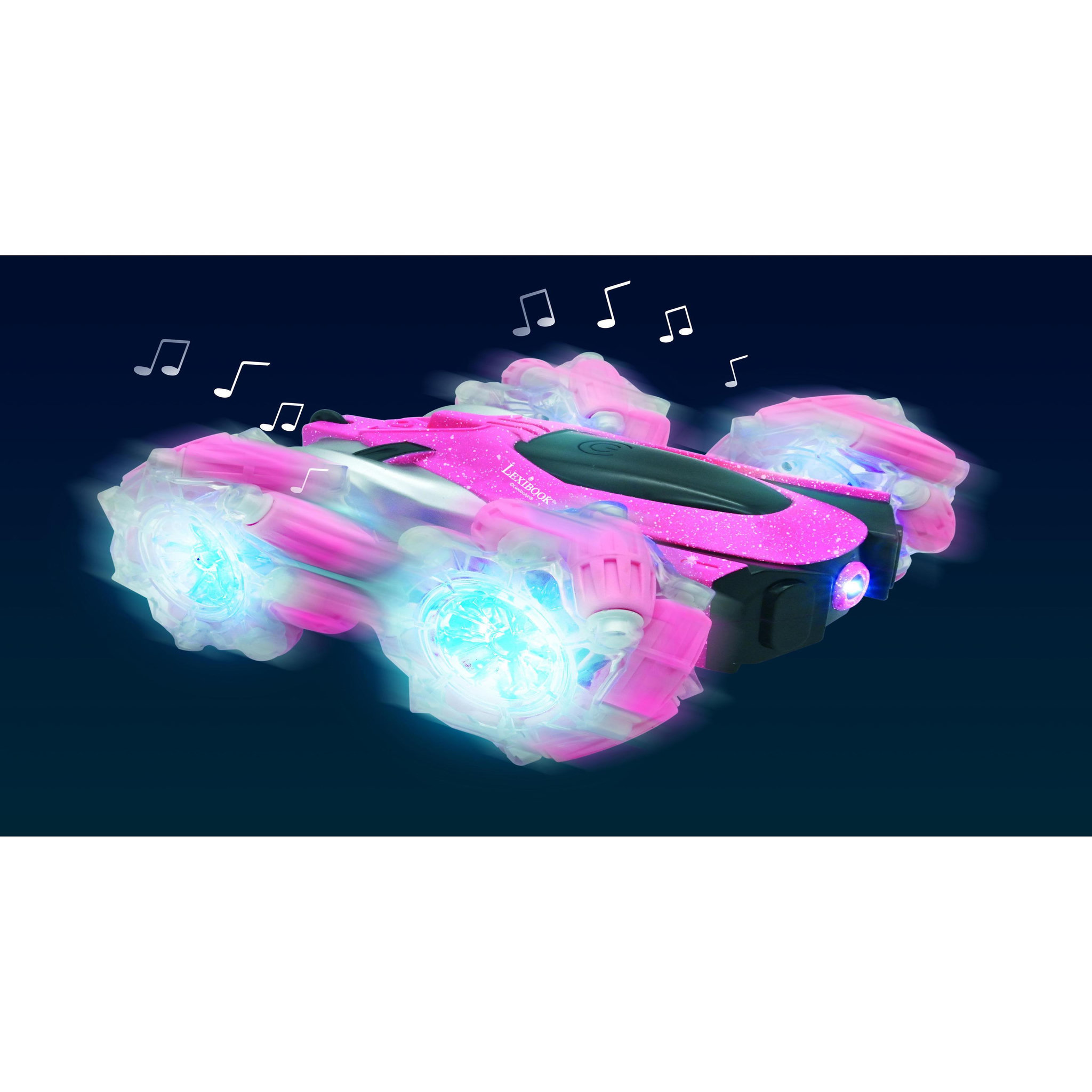 Voir la diapositive 3 : Lexibook Crosslander 360+ – Voiture rose télécommandée tout-terrain