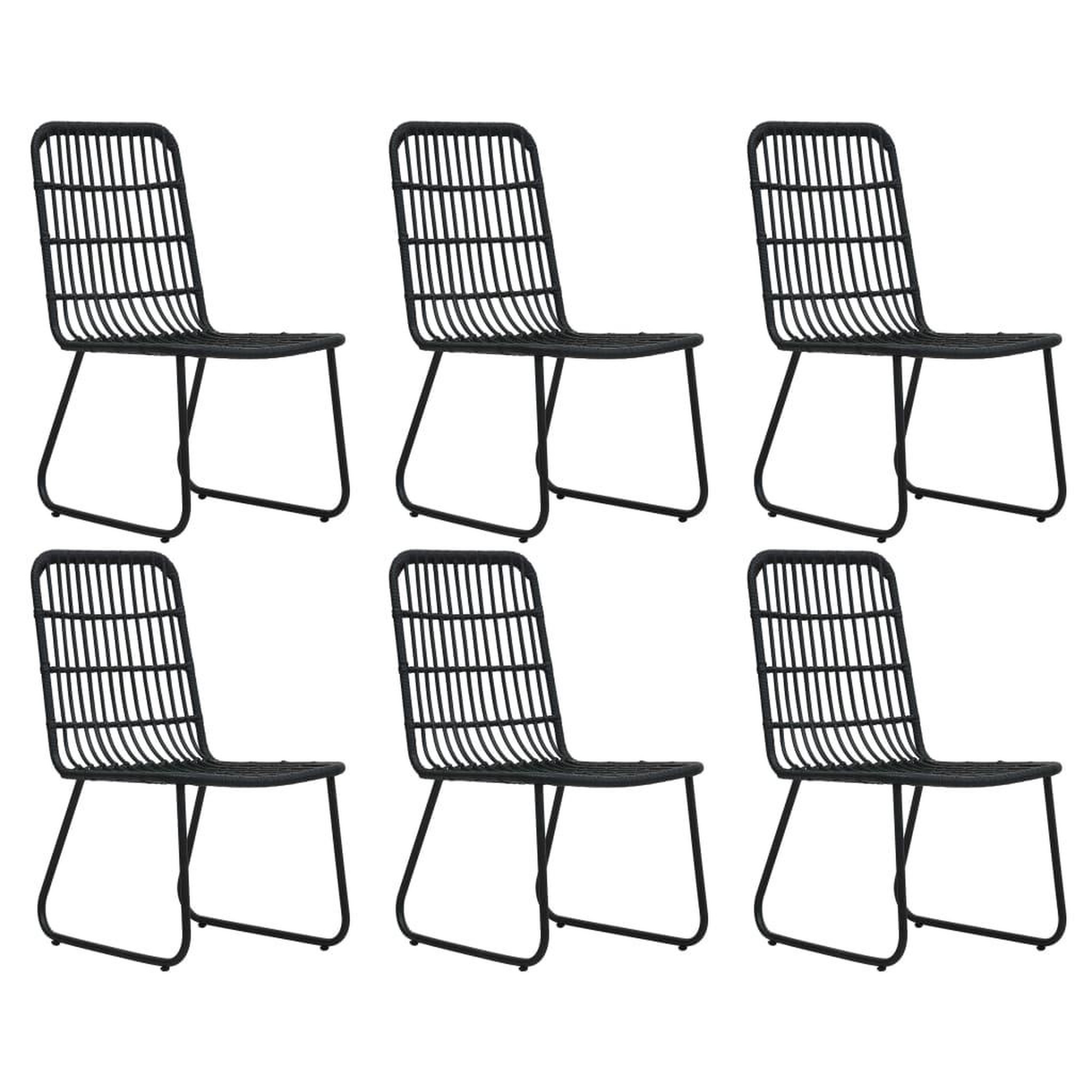 Voir la diapositive 3 : VIDAXL Ensemble a manger d'exterieur 7 pcs resine tressee et verre