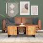 Voir la diapositive 1 : VIDAXL Table basse 100x54x40 cm bois d'acacia solide et d'ingenierie
