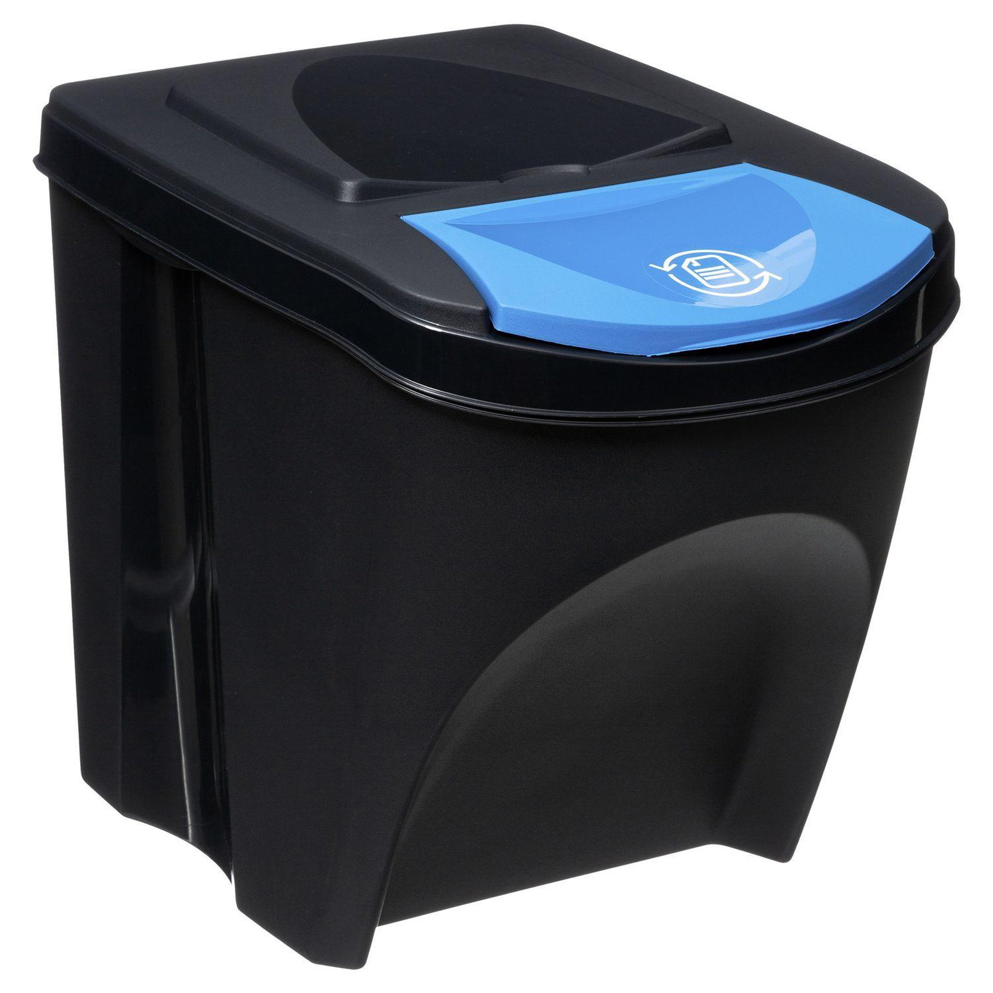 Voir la diapositive 3 : FIVE Lot de 3 Poubelles empilables pour le tri sélectif
