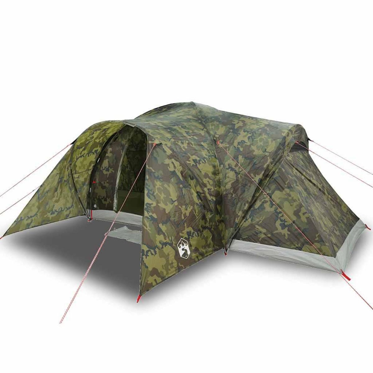 VIDAXL Tente familiale a dome 6 personnes camouflage impermeable