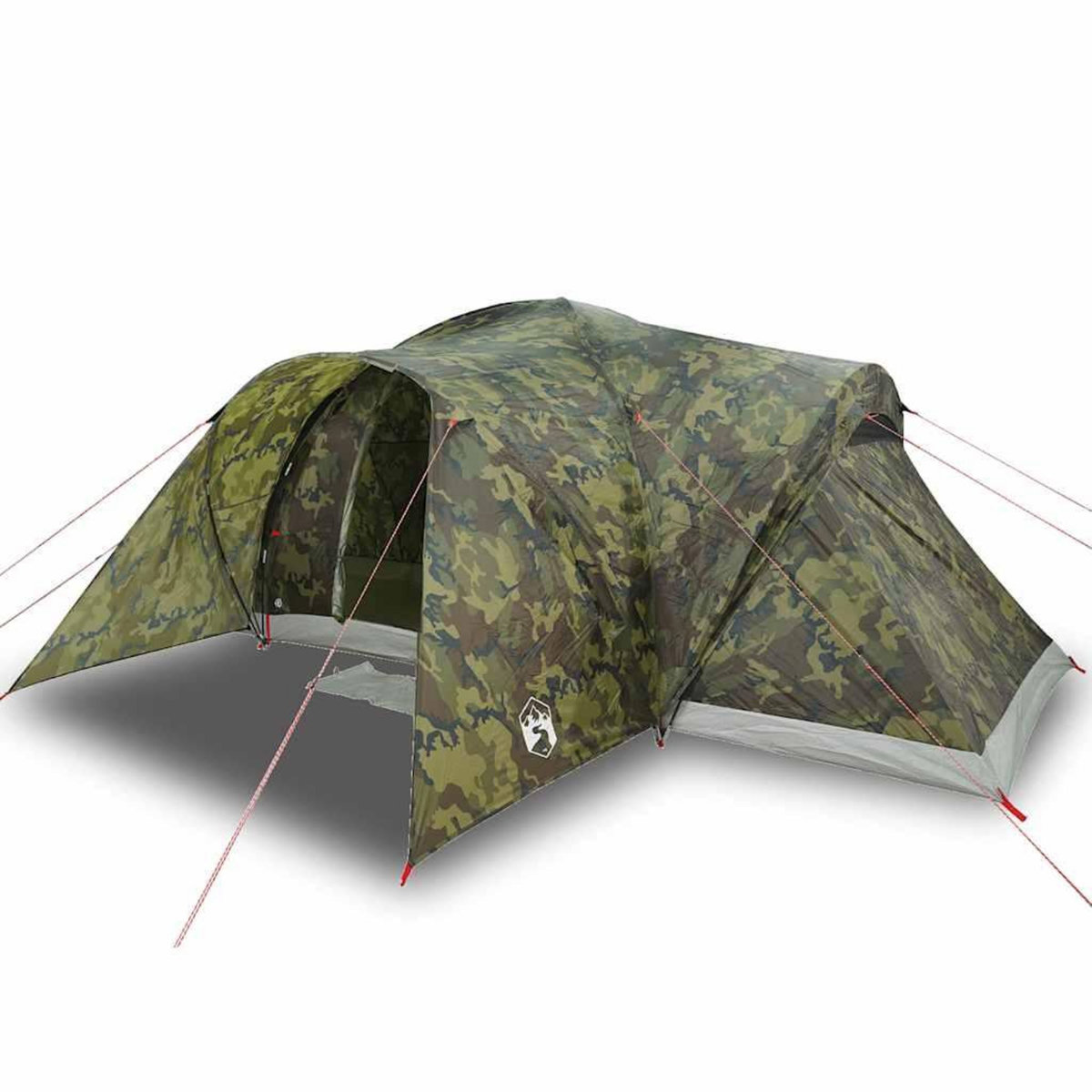 VIDAXL Tente familiale a dome 6 personnes camouflage impermeable