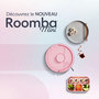 Voir la diapositive 2 : IROBOT Robot Aspirateur Laveur Roomba Mini Rose F155640