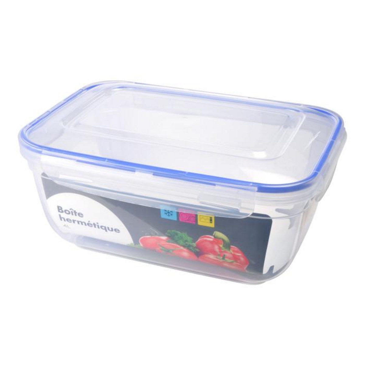 Paris Prix Boîte de Conservation  Hermétique  4L Bleu