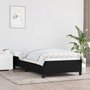 Voir la diapositive 1 : VIDAXL Cadre de lit sans matelas noir 90x190 cm tissu