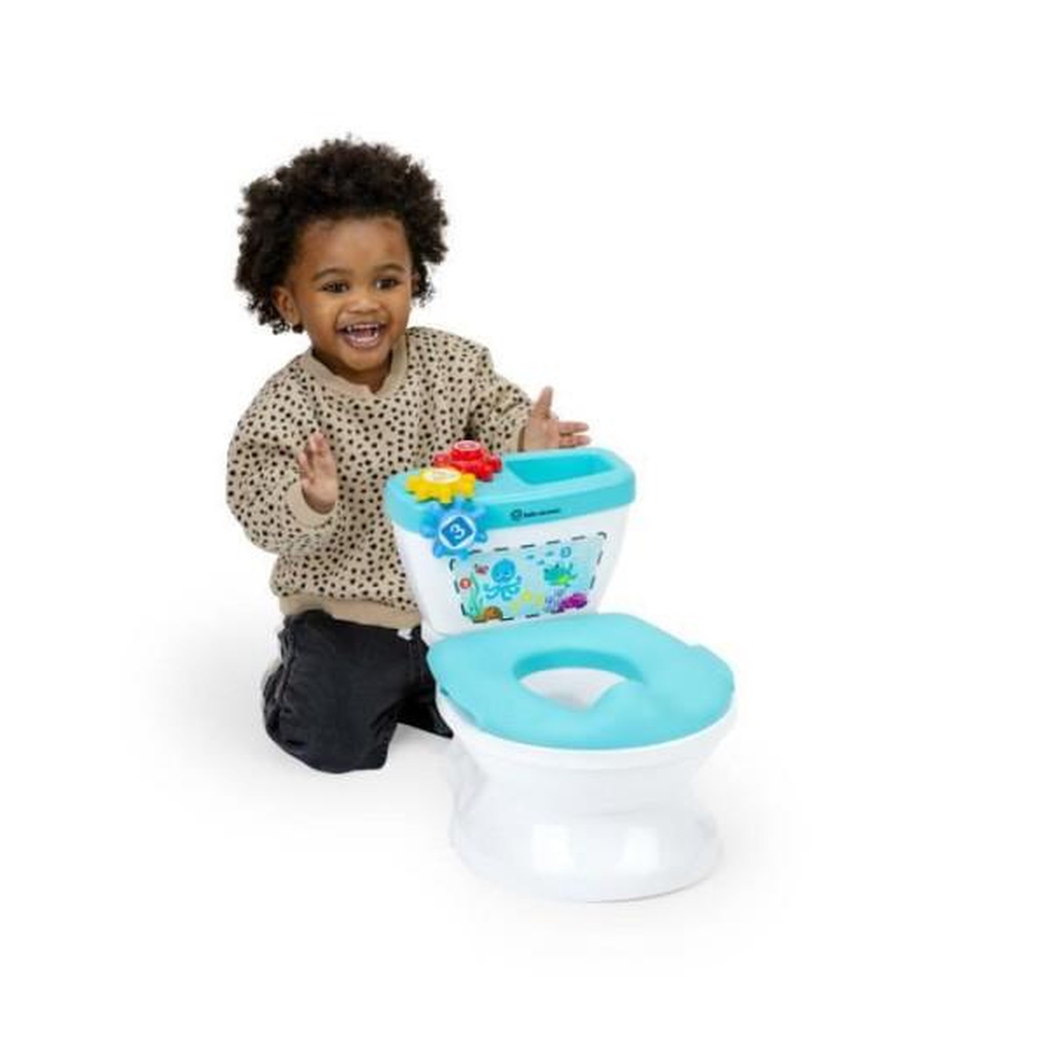 Voir la diapositive 3 : BABY EINSTEIN Pot & Réducteur de Toilette 2 en 1, Systeme innovant d'apprentissage de la propreté, Chasse d'eau avec musique