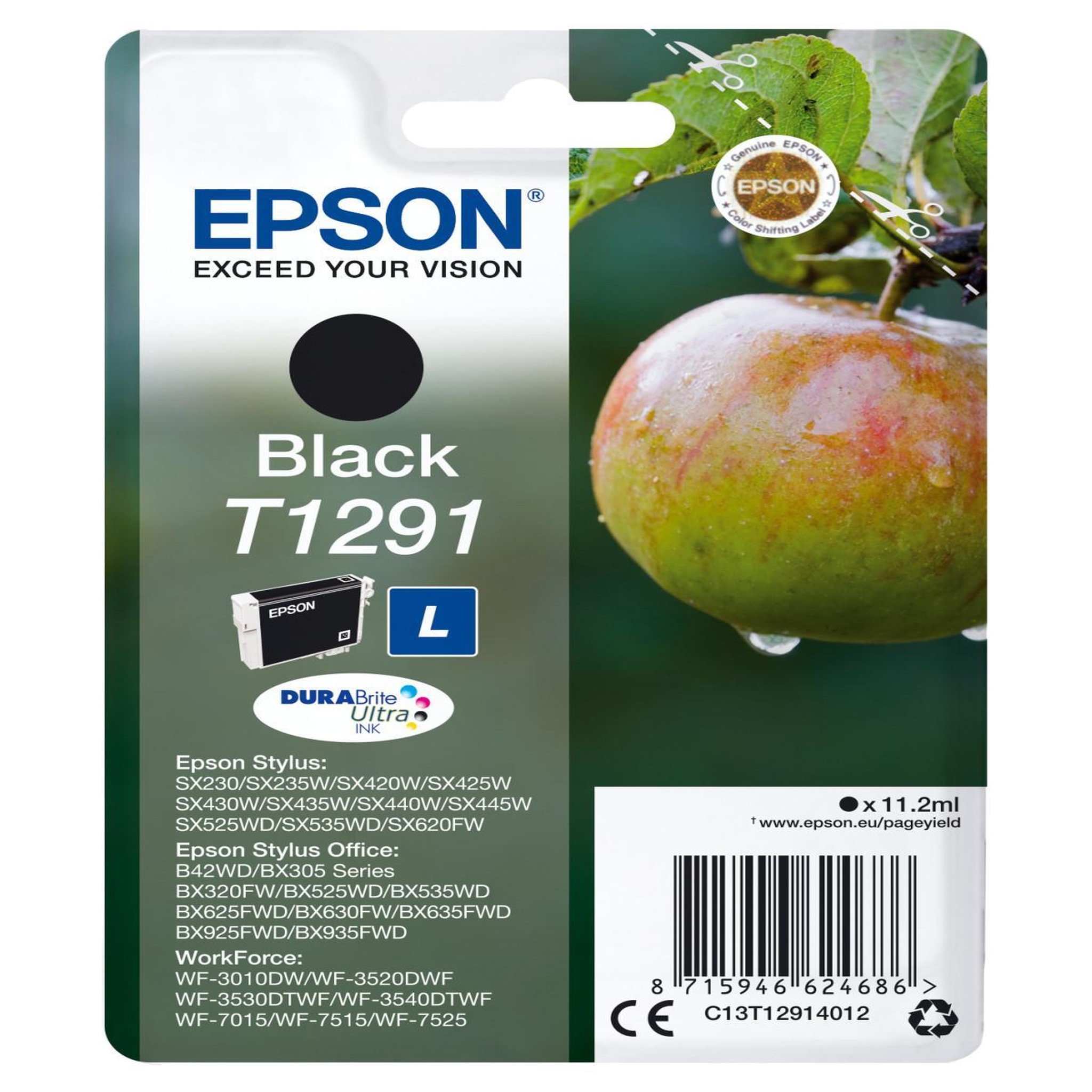 Voir la diapositive 2 : Epson Epson apple cartouche  pomme  - encre durabrite ultra n